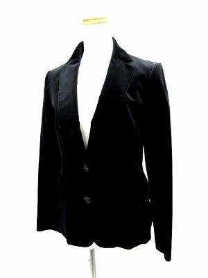  アマカ AMACA テーラードジャケット ベロア 黒 ブラック 40(Mサイズ)｜売買されたオークション情報、yahooの商品情報をアーカイブ公開 - オークファン Mサイズ