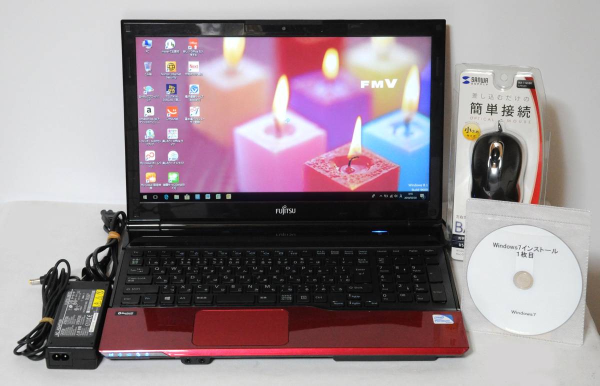 AH42/J ルビーレッド/ Pentium B980/メモリ4GB/HDD750GB/Wi-Fi