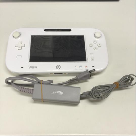 Wii U ゲームパッド.ACアダプター 動作品 ※タッチペン無し G873 S5920