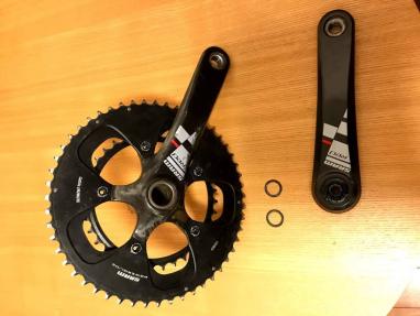 SRAM RED22 カーボンクランクセット 52-36 170mm PF30 SRAM RED22 旧