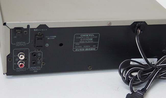 □ ONKYO オンキョー/6連CDチェンジャー CDプレーヤー [C-711CHM