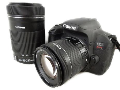中古 Canon EOS Kiss X9i 18-55 55-250 ダブル レンズ キット