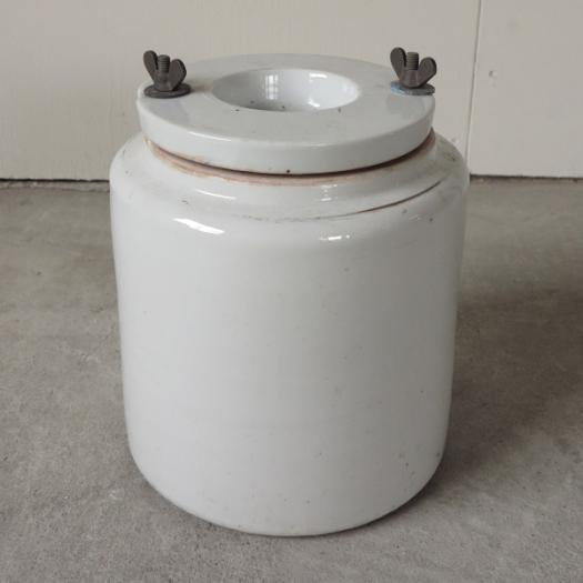 6-552-17 NO.1 中古 ミルボール付 ポットミル 直径215mm 釉薬 調合