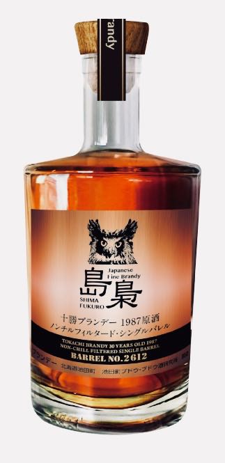 島梟 十勝ブランデー1987原酒 ノンチルフィルタード シングルバレル