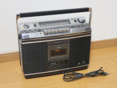☆希少レトロラジカセ！ SONY ソニー CF-3800 アンテナ折れ無し CF