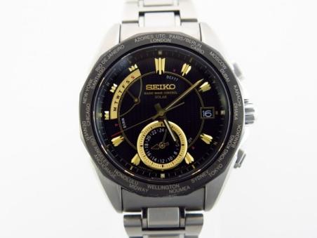 ブライツ セイコー ワールドタイム SEIKO 腕時計 電波ソーラー 