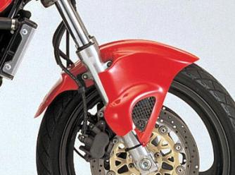BEET CBR400RR(88-99)用 エアロシャークフェンダー(シロ)網なし