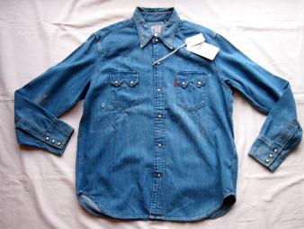 Levi's Vintage Clothing LVC 1955 Denim Shirt L Vintage Clothing Levi\u0027s \"37501-0018\" CLOTHING Handshake