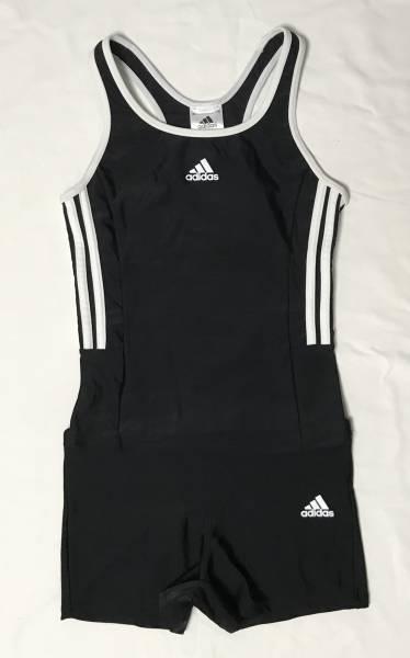 アディダス 子供用 タンキニ 水着 150 ａｄｉｄａｓ 水泳 競泳スイムウェア 黒 セパレート 女子 ブラック スクール