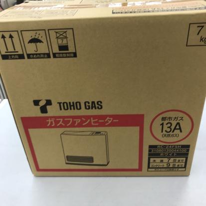東邦ガス TOHO GAS ガスファンヒーター 白色 都市ガス 13A RC-24FSH RC