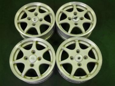 2026年最新Yahoo!オークション -カプチーノ ホイール カプチーノのホイールは14インチが純正サイズ！おすすめアルミメーカー K49・ご ホイール(14インチ)の 9829◆カプチーノ純正14インチ　4本セット