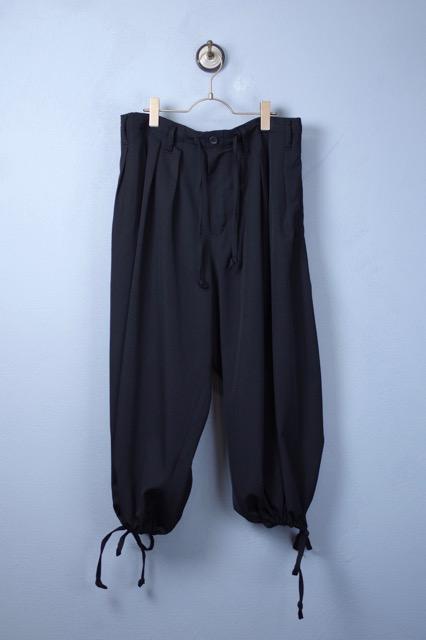 新作登場，送料無料 17S/S YOHJI YAMAMOTO ウールギャバジン バルーンパンツ 2(ボトムス)｜売買されたオークション情報、yahooの商品情報をアーカイブ公開 - オークファン 男性用