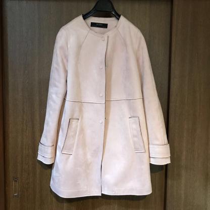 送料無料，お買い得 ZARA ザラ スエードスプリングコート 2017年物(コート)｜売買されたオークション情報、yahooの商品情報をアーカイブ公開 - オークファン 女性用