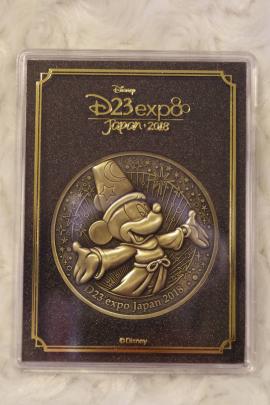 限定 1000個 記念メダル ソーサラー ミッキー D23 EXPO Japan 2018