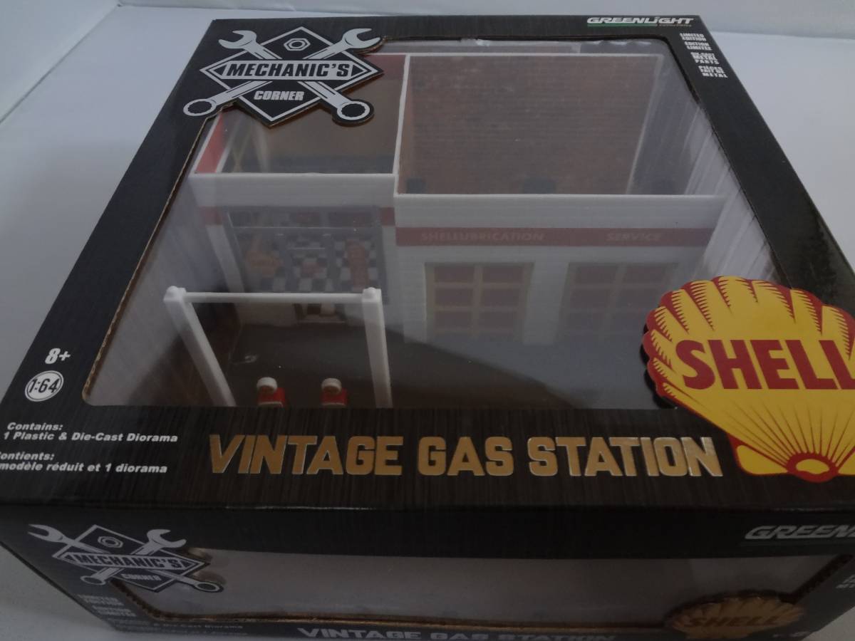 グリーンライト GREENLIGHT 1/64 シェル SHELL ジオラマ VINTAGE GAS