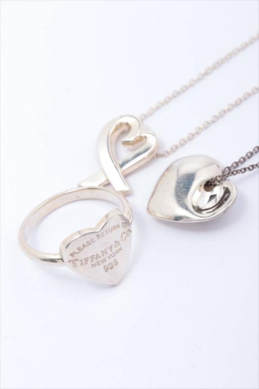 R Tiffany & Co. ティファニー ラビングハート ネックレス 925 