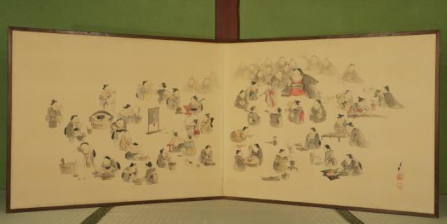 油絵 油彩 肉筆 街並み ◇ 豪華額縁 ◇ インテリア アート 絵 絵画 [b