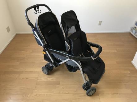アップリカ Aprica 二人乗りベビーカー　シャペローンツイン650 （ 年子・双子用）_1
