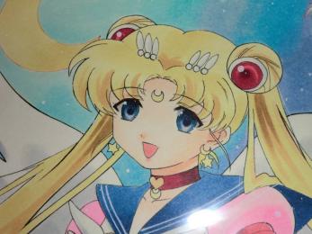 予約受付中 手描きイラスト エターナルセーラームーン アート 写真