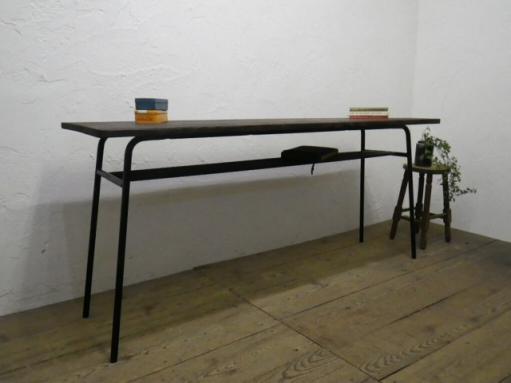 長テーブル 鉄脚｜古家具,机・テーブル｜古家具・アンティーク家具 R 