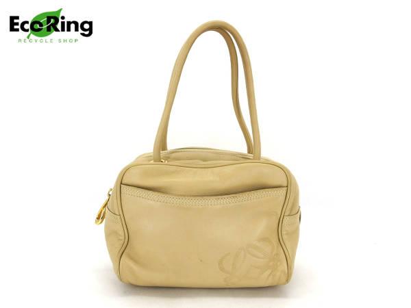 1円～ LOEWE ロエベ ショルダーバッグ ナッパレザー アナグラム