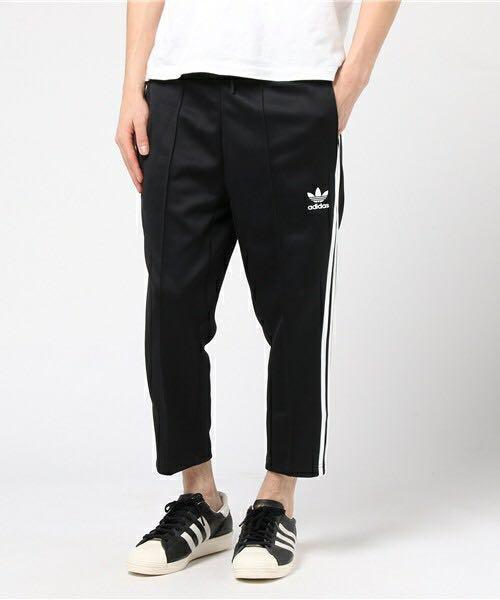  17ss adidas アディダス オリジナルス SST RELAX CROP スーパースター ジャージ トラック クロップド パンツ L 黒&times;白 定価￥9 169-(その他)｜売買されたオークション情報、yahooの商品情報をアーカ 男性用