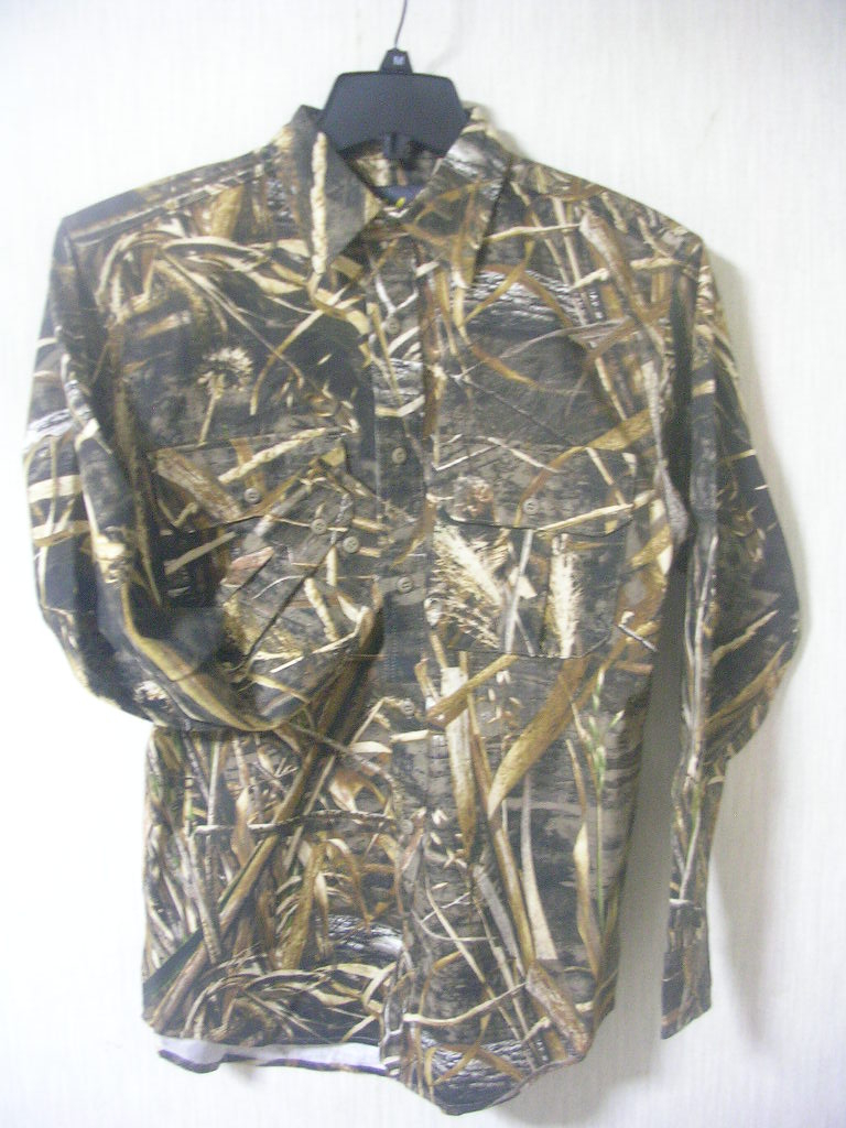 リアル迷彩ハンティングシャツS 実銃射撃狩猟釣り登山Realtree MAX-5(長袖シャツ)｜売買されたオークション情報、yahooの商品情報をアーカイブ公開 - オークファン 長袖シャツ