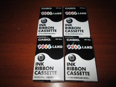 CASIO POST LAND カシオ ポストランド インクリボンカセット 黒 NR