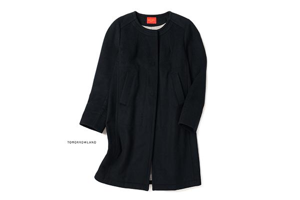 美品☆トゥモローランドデプレ5万☆1size/9号☆コート黒T266 【公式通販】