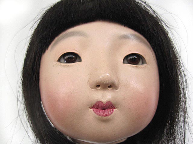 市松人形 抱き人形 日本人形 - アンティーク サクラビスク 埼玉県鴻巣 