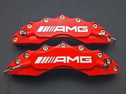 ◇AMG◇汎用高品質キャリパーカバーLサイズ(銀文字)/BENZ/ベンツ/W176