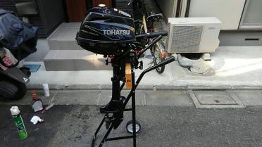 船外機 4ストローク 2馬力 トーハツ Yahoo!オークション - 動画 中古品 
