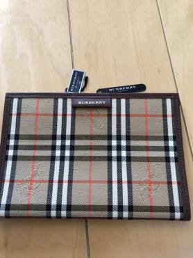 バーバリーブックカバー バーバリー ブックカバー BURBERRY 箱付 良品