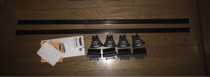 ☆説明書付き！☆フォレスターSG5用【Thule スーリー】ベースキャリアセット 