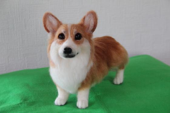 羊毛フェルト コーギー ハンドメイド 羊毛フェルト♪コーギー犬♪ハンドメイド♪犬§ 羊毛フェルト 【公式通販】