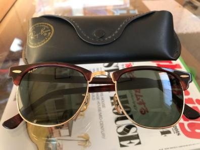 ヴィンテージレイバンサングラスW1116クラブマスターBAUSCH & LOMB W1116 B&L Ray-Ban Clubmaster Sunglasses 90s USA Vintage Made