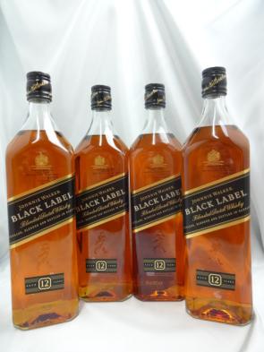 古酒4本 ジョニーウォーカー1000ml