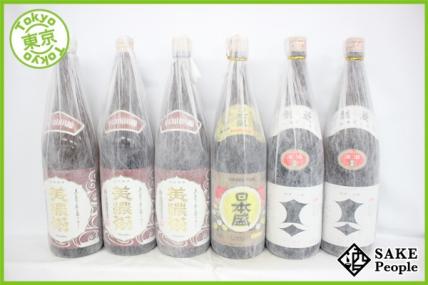☆注目! 日本酒 6本セット 美濃菊 日本盛 上撰 剣菱 一升瓶 1800ml AL