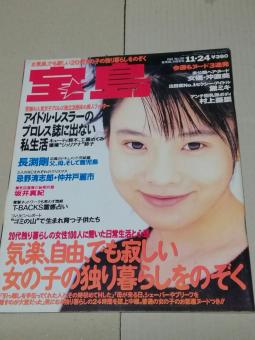 宝島　1993年11月24日号　表紙　坂井真紀　グラビア　長渕剛インタビュー、女子プロレス特集、忌野清志郎、仲井戸麗市