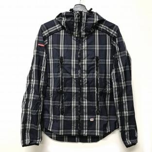 TMT CLASSIC 16SS チェック ウインドブレーカー マウンテンパーカー ブルゾン ネイビー M TJK-S16CL01 定価34560円