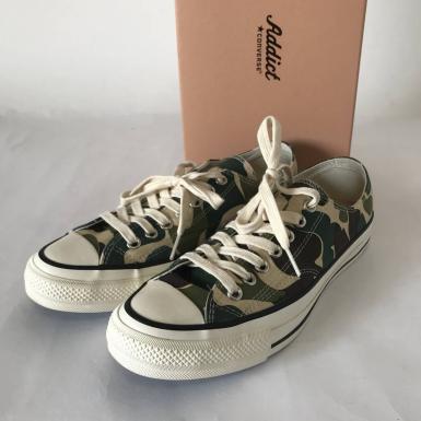 美品 CONVERSE ADDICT MATERIAL OX 83 CAMO 迷彩 柄 US9 27.5cm