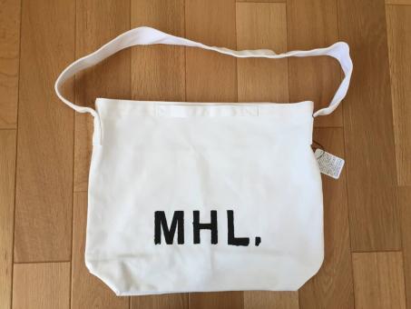MHL マーガレットハウエル トートバック ホワイト ,こちらはMHL定番 