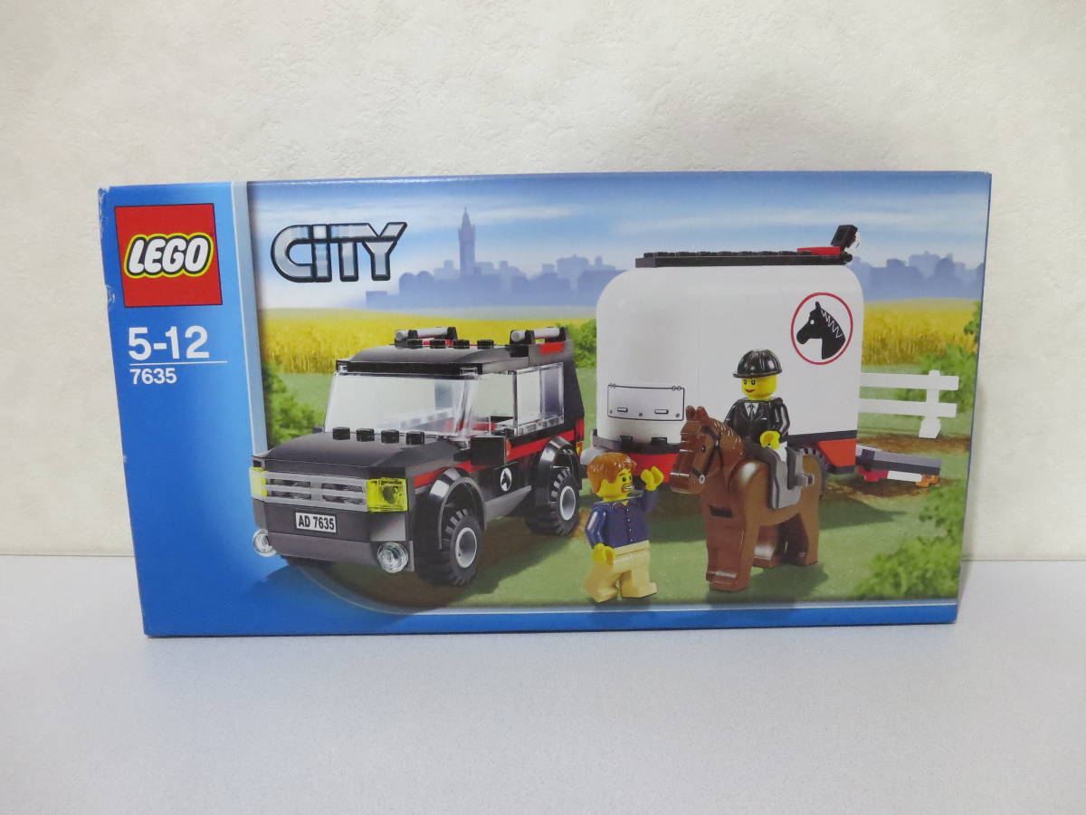 LEGOレゴ 7635 シティ ホーストレーラー付きの4WD 馬 未開封 新品