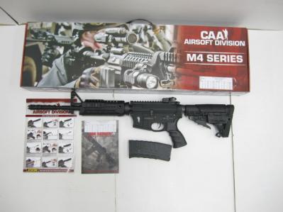 CAA 電動ガン セット ブラック サバイバルゲーム サバゲー CAA 電動