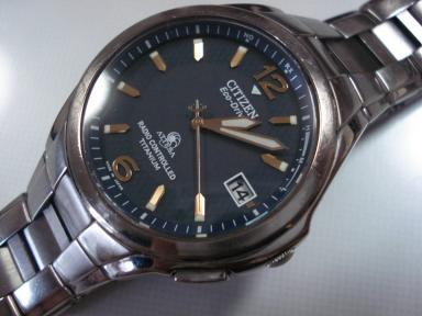 シチズン　アテッサ　ソーラー 電波 Eco-Drive　ATD53　エコドライブ　デュラテクト　チタン　