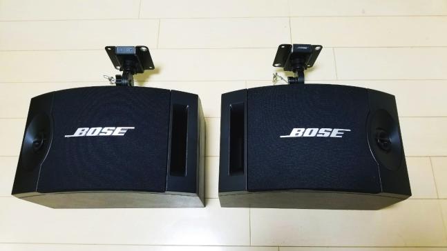 BOSE 201V 吊りブラケット付 BOSE ボーズ 201V スピーカーシステム ペア L R セット 専用天吊り金具