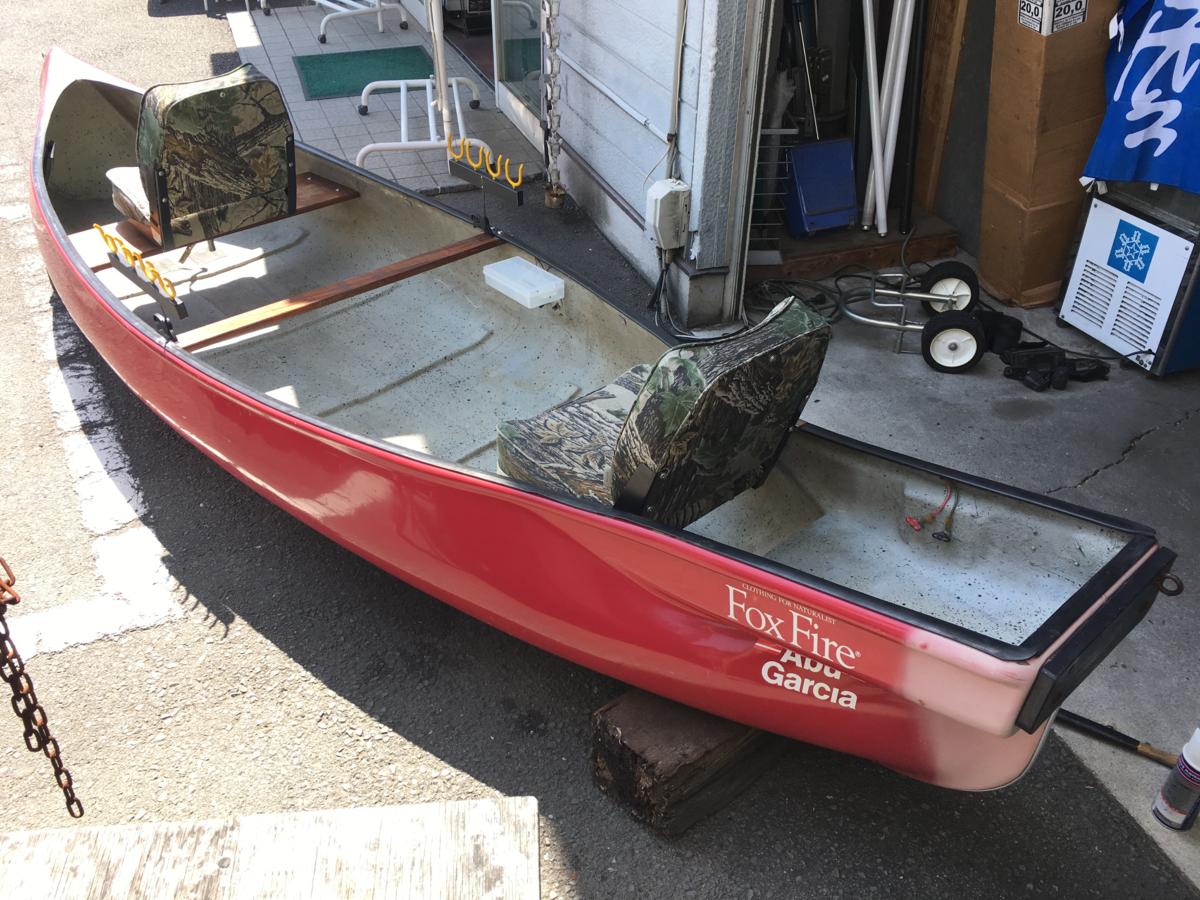 中古ボート・カヌー） リバーリッジカスタムカヌー 希少レッドカラー 