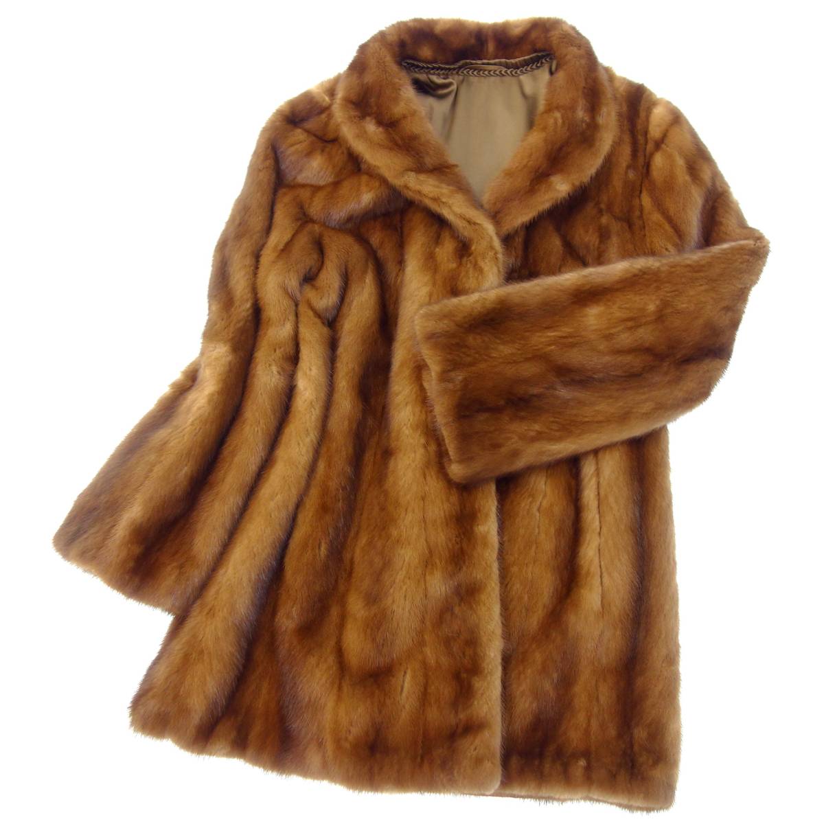 美品◇ ミンク ハーフコート 11 茶 MINK 毛皮 ファー | ARTANGEEL.COM