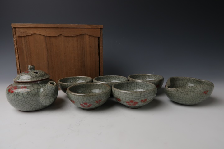 ☆【一美堂】☆茶道具☆西尾瑞豊作☆ぼんぼり『水指』☆共箱付