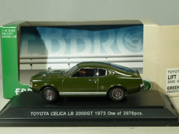 ◆初期物 エブロ 1/43 トヨタ セリカ LB 2000GT 1973 GREEN
